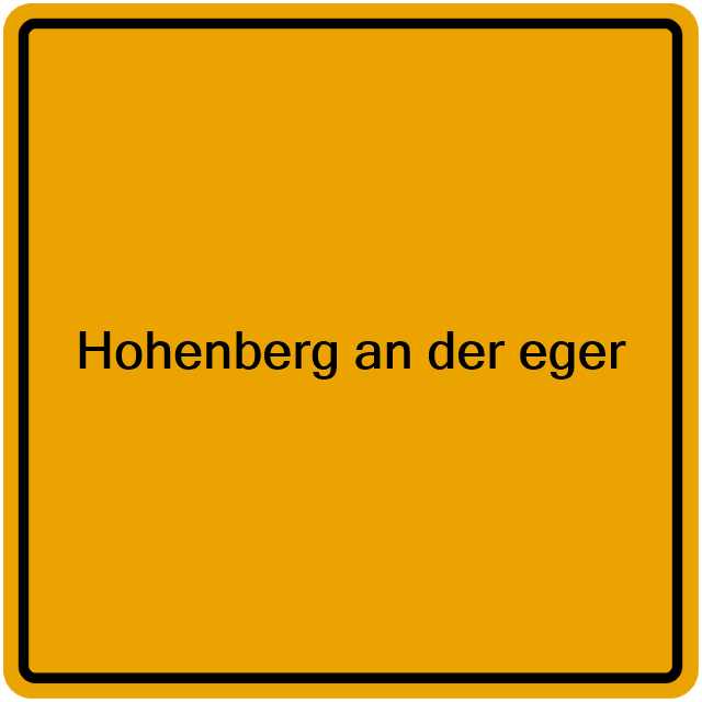 Einwohnermeldeamt24 Hohenberg an der eger